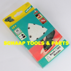 Schuurbladen voor multischuurmachines 102x62/93 wit korrel  40 | 1125